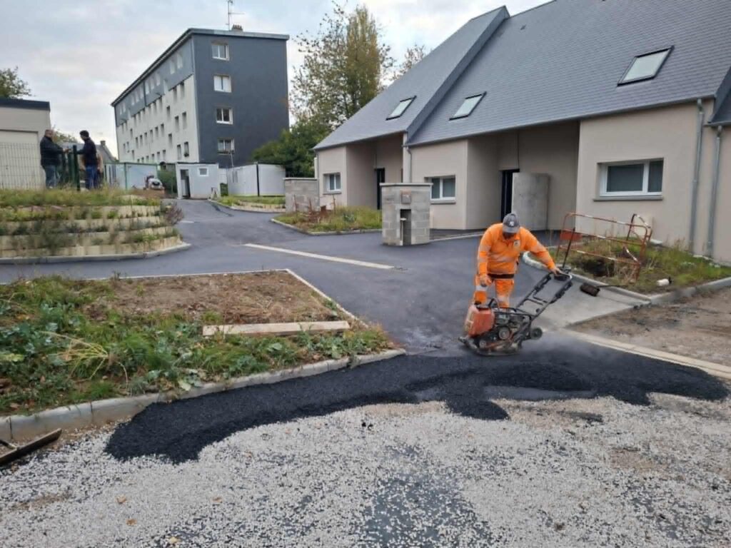 Moulin TP réalisation Construction de 19 logements individuels Condé en normandie 11